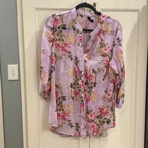 Kut from the Kloth Jasmine ladies long sleeve blouse size large.
